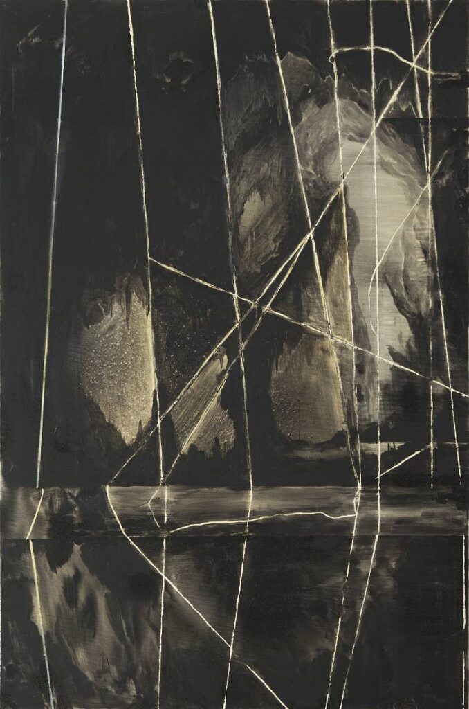 Lost cave, 2014, olej na plátně, 120 x 100 cm