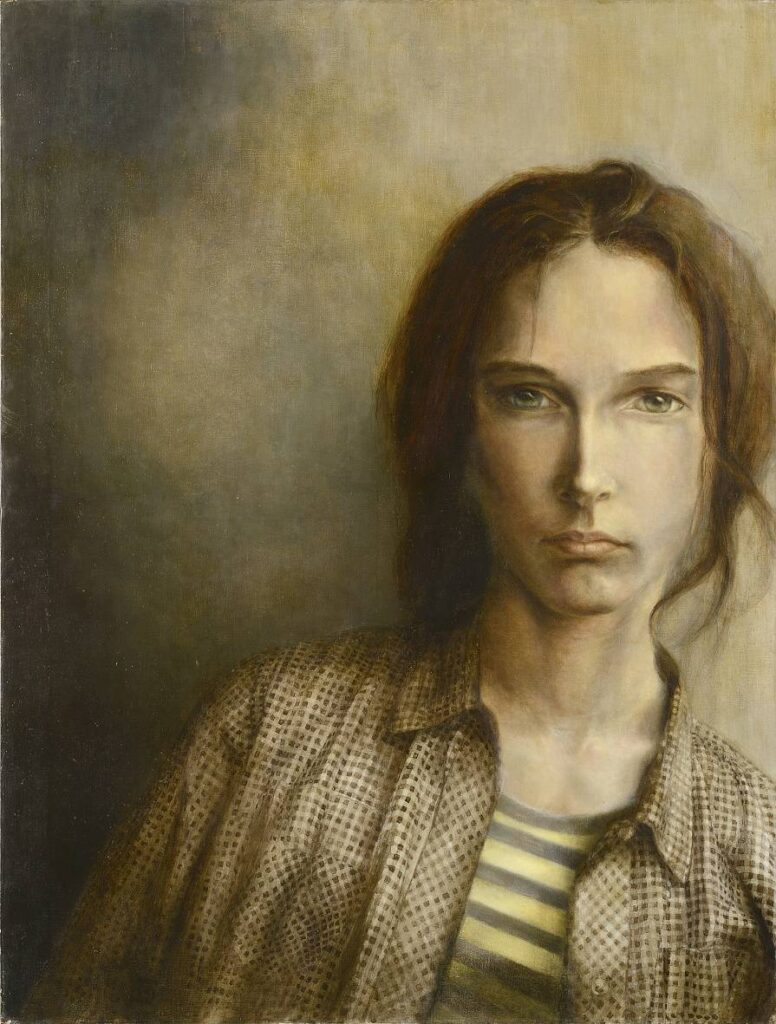Portrét, 1992-3, olej na plátně, 141 x 100 cm