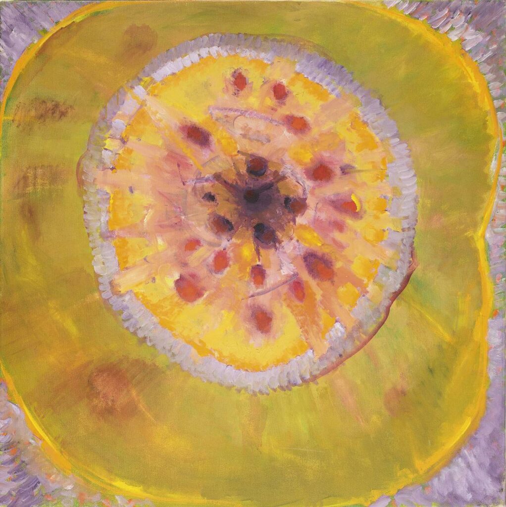 Bez názvu, 1999, olej na plátně, 90 x 90 cm