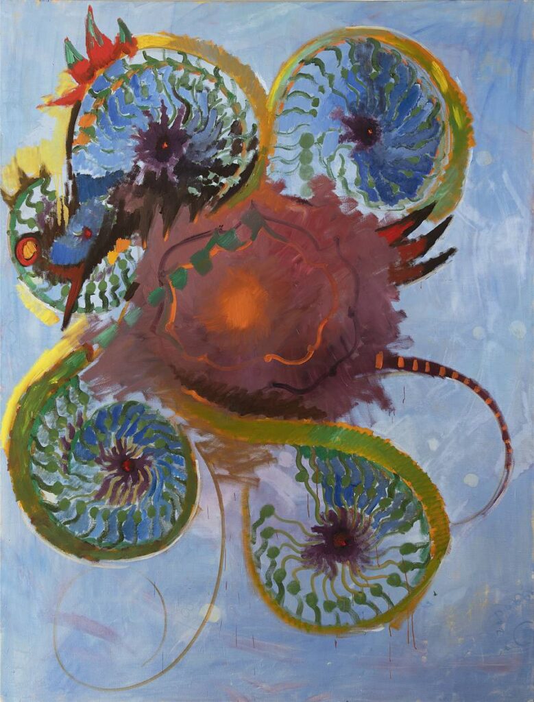 Chobotnice, 1999, olej na plátně, 185 x 140 cm