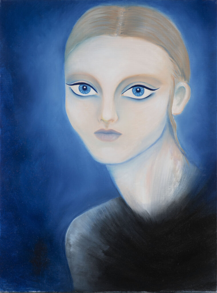 She, 2019, olej, plátno, 80 x 60 cm